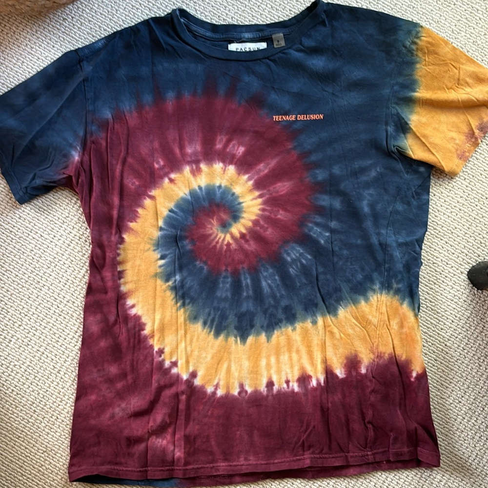Small Pacsun Teenage Delusion Tie Dye T-shirt